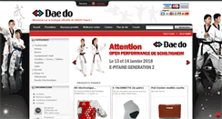 Desktop Screenshot of daedo.fr