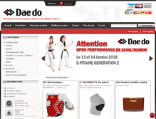Tablet Screenshot of daedo.fr